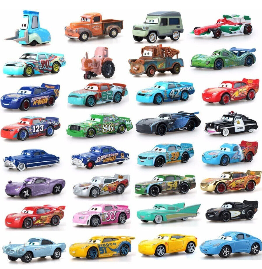 Disney Pixar Cars McQueen Movie Jackson Metal ALLOY Model Toy Cars