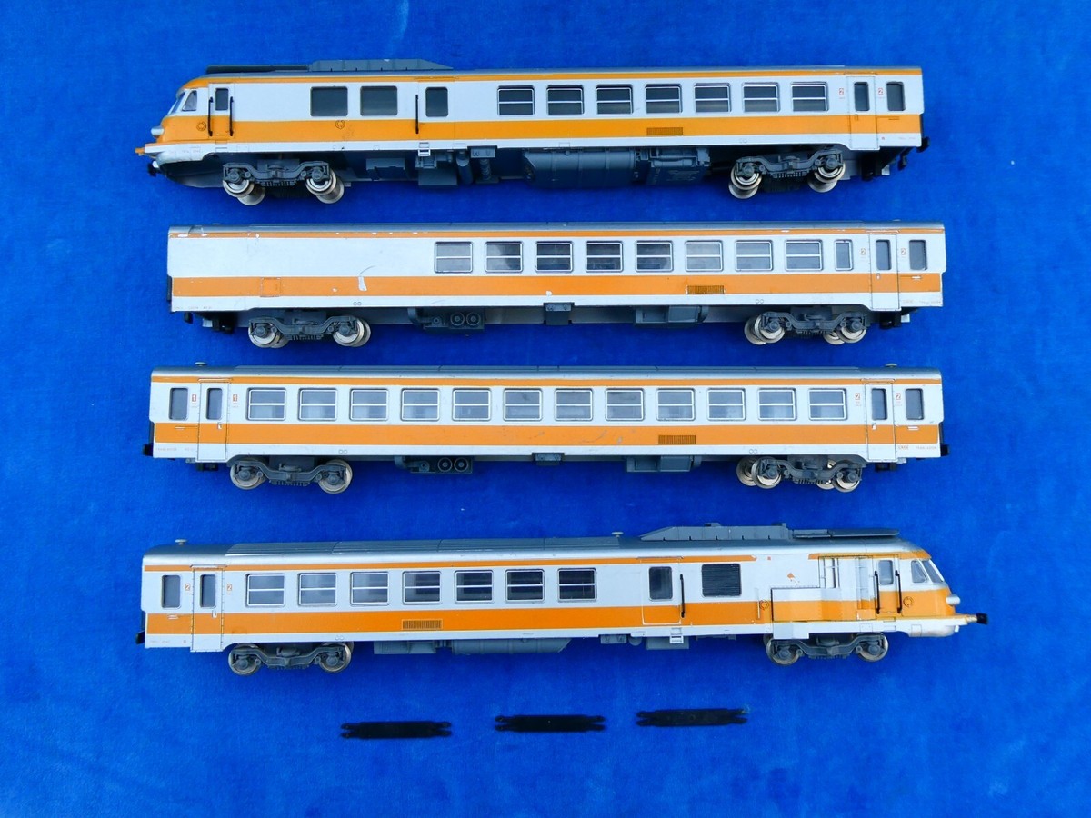 JOUEF HO RTG Rame Turbotrain 8611/5494/5493/5491 Sncf EUR 128,00