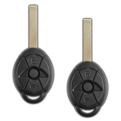 2 Replacement For Mini Cooper Key Fob LX8F2V 3 Button Remote 2000?2009 R50 R53