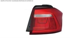Blinker Licht Hinten Links Äußere Rot Hell Für VW Golf Sportsvan 2014-