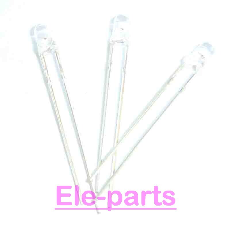 1000 PCS LED 3MM 2 Pin Round Pink Superbright LED Light Emitting Diode ...