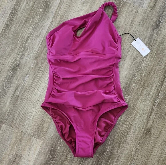 カットオフスイムウェア ワンピース ツイスト S/XL Stir Crazy シングルストラップ ワンピース 水着 FKS030G