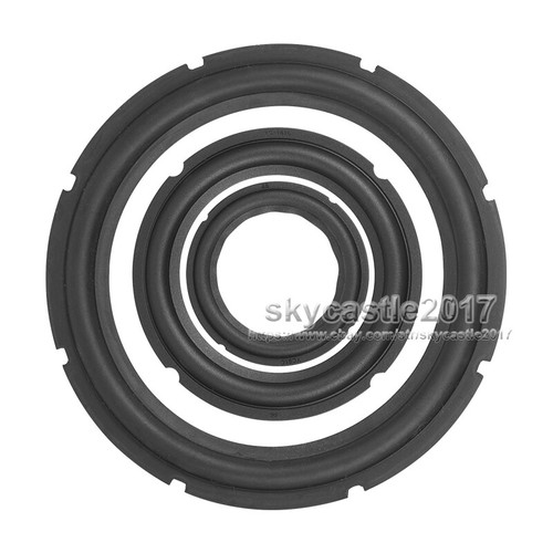 2pcs 4"-12" inch Speaker Rubber Edge Replacement Woofer Surround Circle Repair - Picture 4 of 13