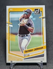 Termarr Johnson Prospect Rookie Card 2023 Donruss #142 Pittsburgh Pirates