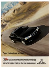 ACURA TL S 2003 Type Vintage Original Print AD | Photo voiture noire Canada français