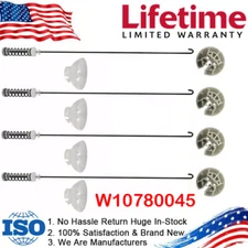 25-1/2  Washer Suspension Rod Spring Kit W10780045 For Whirlpool Kenmore Maytag