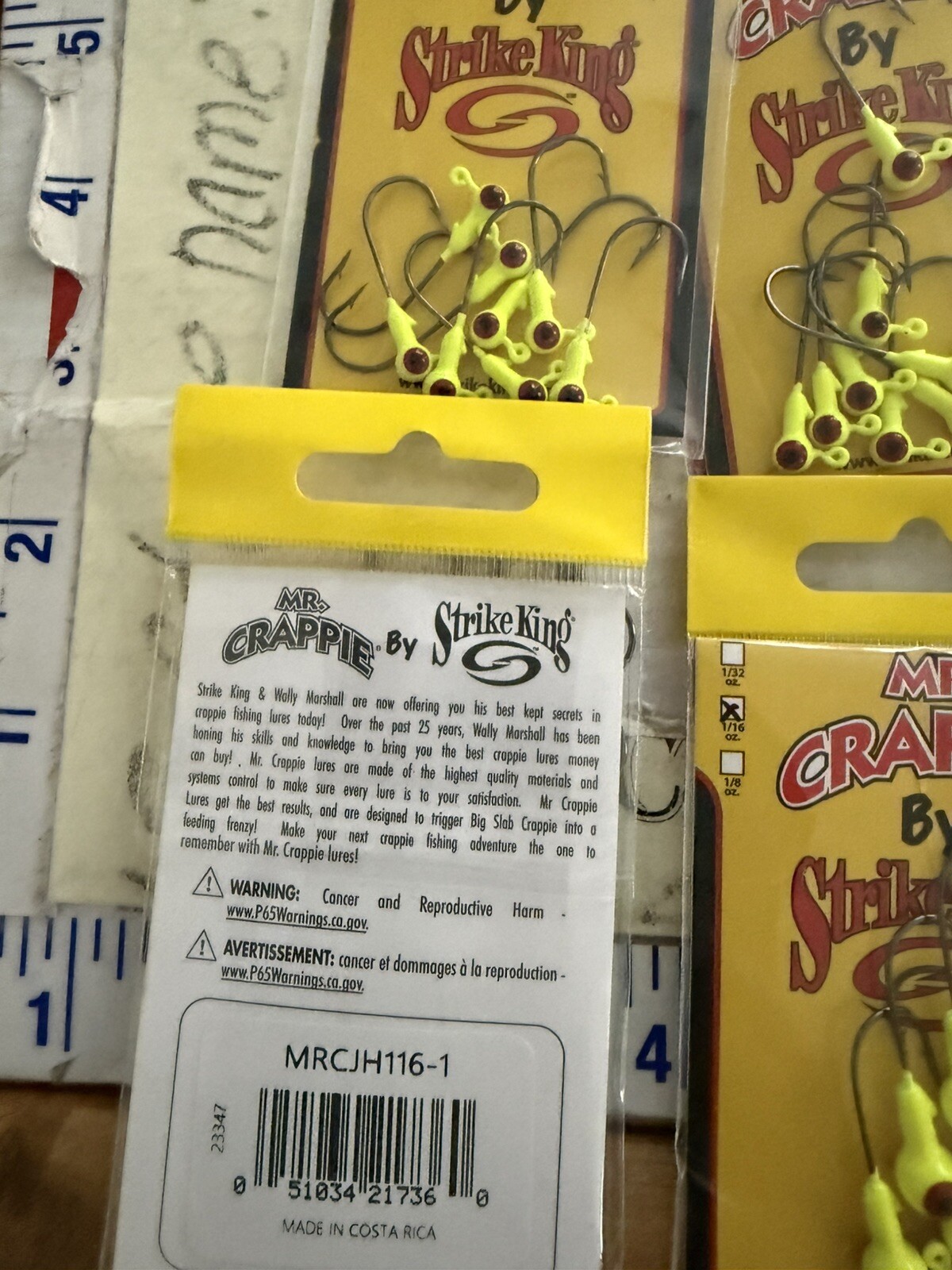 8X Strike King Mr. Crappie Jig Heads 8pk Crappie & Panfish Round Lead Head Jigs - Image 6