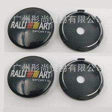 4Pcs 60mm Wheel Auto Center Cap Badge Hub Cover For Mitsubishi Ralliart Sports