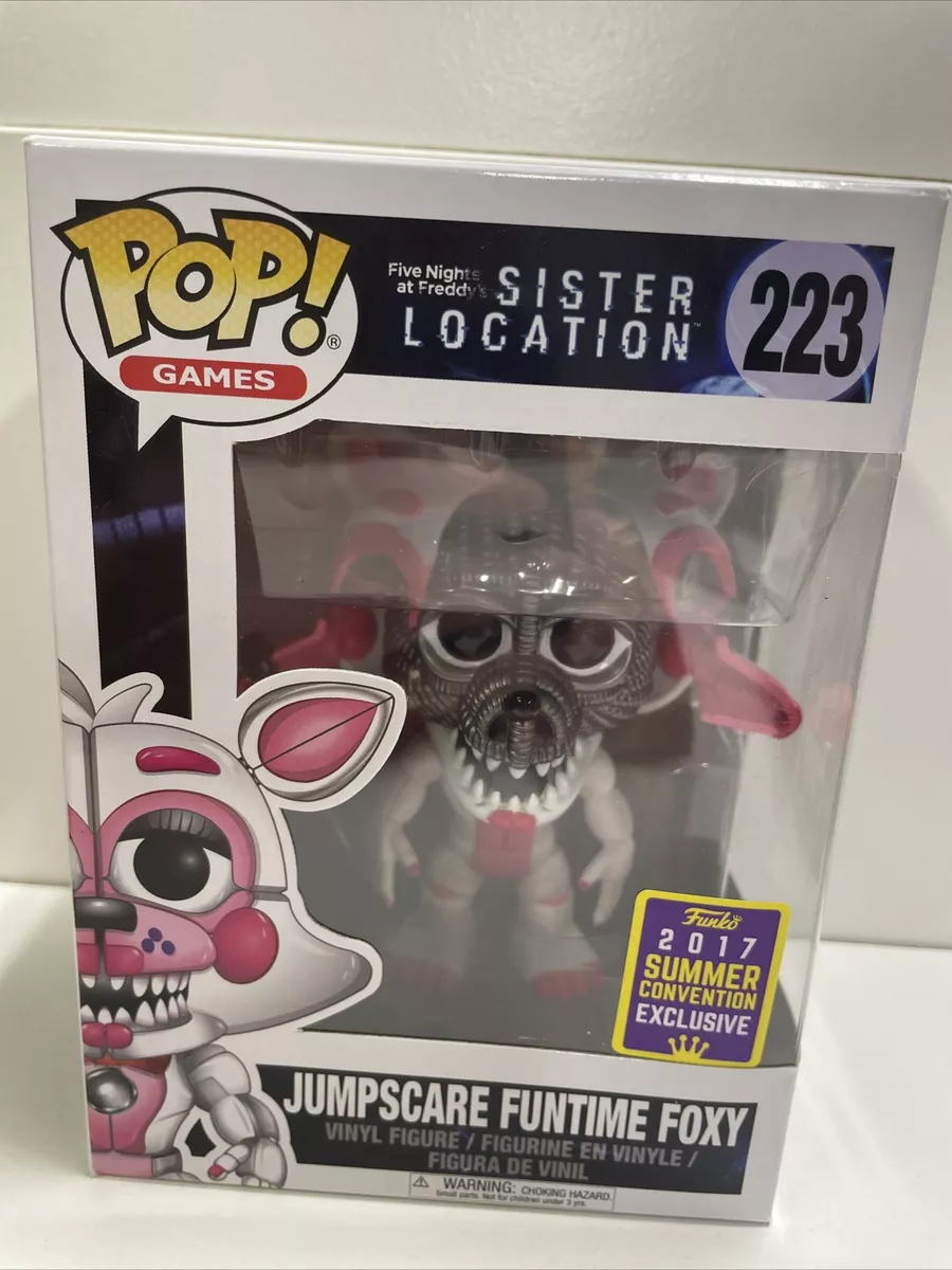 Funko Pop! Games: FNAF Sister Location- Jumpscare Funtime Foxy-Collectible  Figure - Summer Convention Exclusive : Toys & Games 