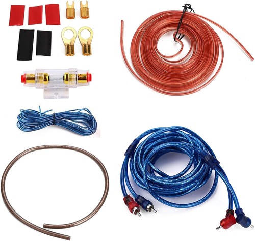 Car Audio Amplifier Wiring Kit 8GA OFC Cables Fuse Holder Remote RCA Indoor O... - Picture 3 of 8