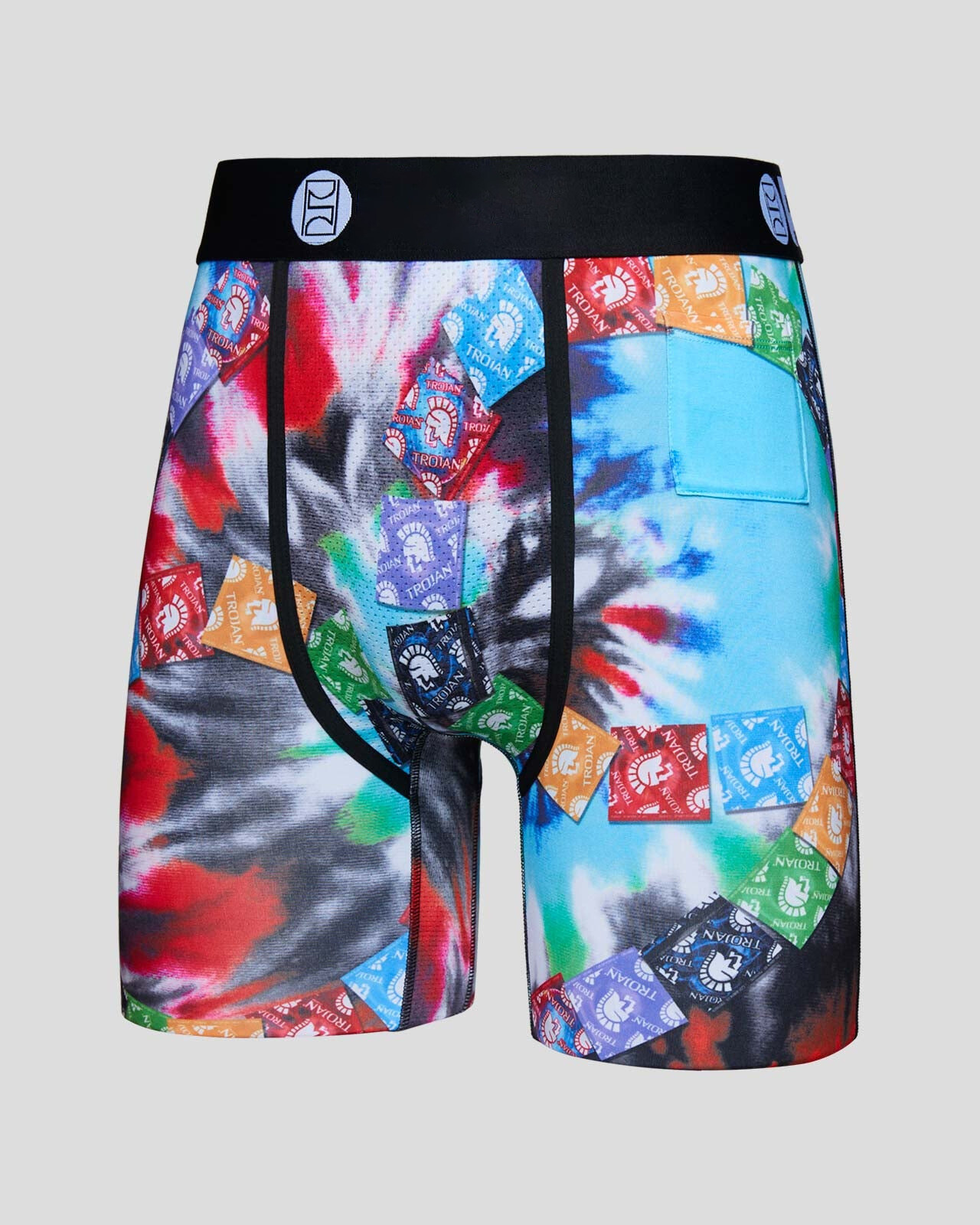 Men's quick drying boxer shorts, printed underwear, fitness underwear image 2