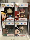 DC WONDER WOMEN, THE FLASH, SUPERMAN, GREEN LANTER FUNKO LOT-4 378 400 401 402