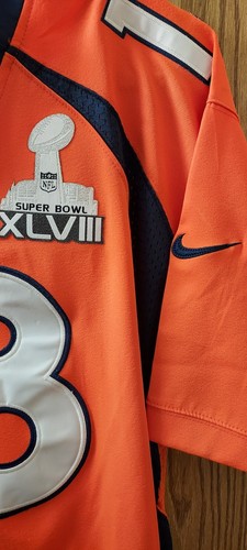 NFL Denver Broncos Peyton Manning #18 Auth Nike on Field Jersey XXL SuperBowl 53 - Picture 6 of 9