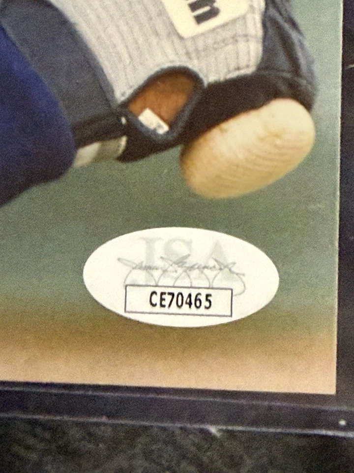 Ken Griffey Jr Mariners Vintage Rookie Era Signed Autograph 8x10 Photo JSA - Image 3 of 4