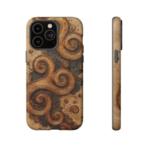 For iPhone | Samsung Galaxy | Pixel Phone Case - Ancient Spiral Aged Parchment - 第 58/239 張圖片