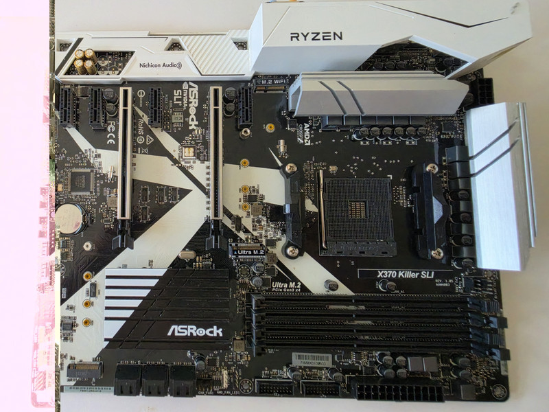 ASRock X370 Killer SLI ATX AM4 AMD Ryzen DDR4 Motherboard HDMI USB-C