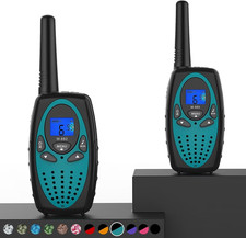 M880 Professional Walkie Talkies for Adults - Blue, Set of 2