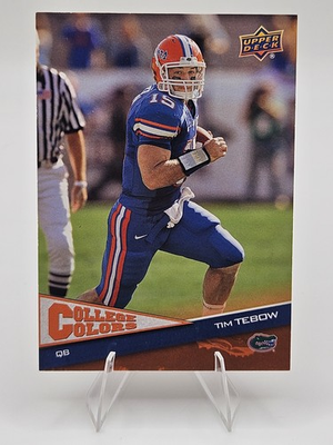 #ad 2010 Upper Deck College Colors Tim Tebow #10 RC Clean And Crisp NM SL $4.99