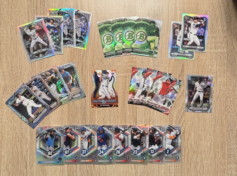 2026 Bowman Chrome Baseball Insert Lot