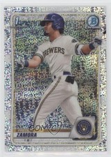 2020 Bowman Draft Chrome Sparkle Refractor Freddy Zamora #BD-46 0c6