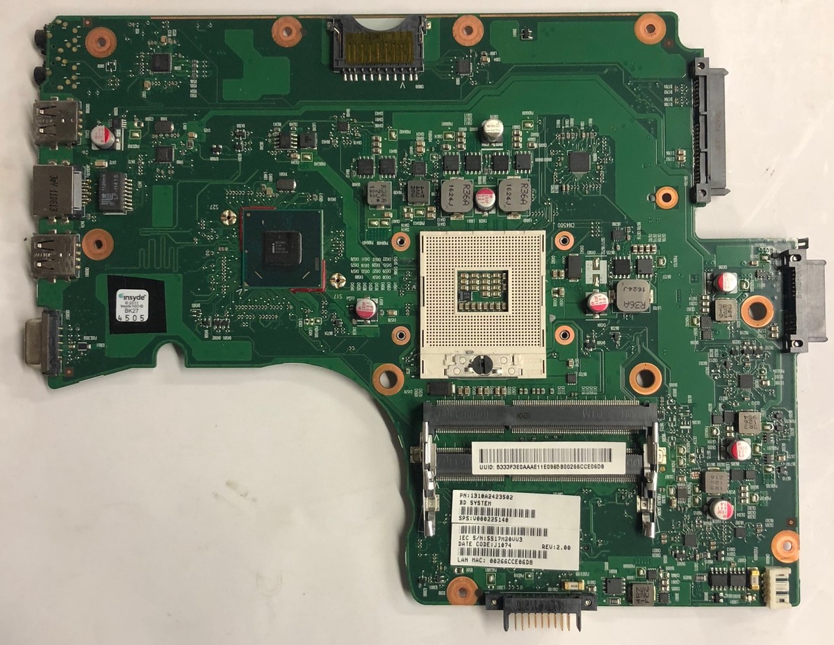 Toshiba Satellite C655 Laptop MN10R Motherboard- V000225140 | eBay