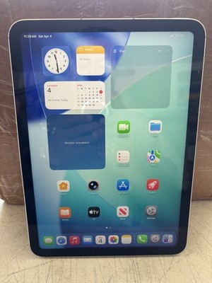Apple iPad 10th Gen 64GB Silver  (Wi-Fi+Cellular) 10.9'' Tablet A2757 - Excellent