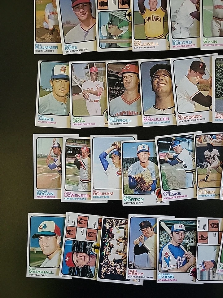 1973 Topps Baseball Card Starter - 50 Different Vintage Cards - W/ Tim Foli — 第 4/4 张图片