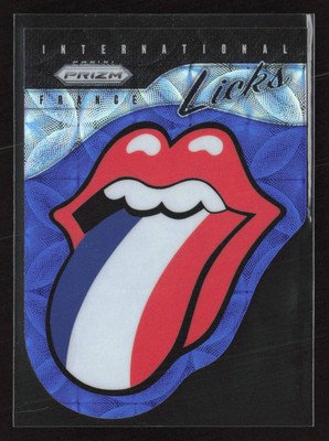 2025 The Rollins Stone Prizm #8 France Licks Blue Scope Prizm /75