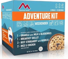 Adventure Weekender Kit Freeze Dried Camping & Backpacking Food 12 Servings US