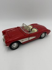 Modellino auto Road Tough pressofuso 1/18 rosso 1957 Chevrolet Corvette convertibile #92018
