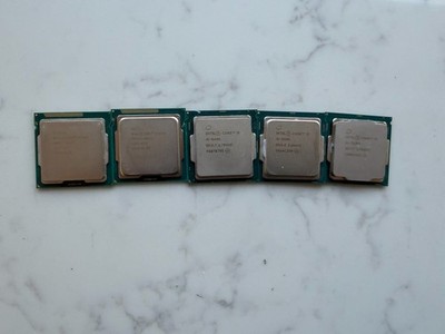 Lot of (5)7th Gen 6th 3rd I5 CPU Processors. 7500T, 6500, 6400, 3470s, 3450