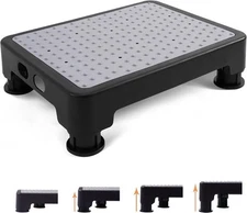 CHIKILLA Adjustable Step Stool for Adults Kids and Senior, Non-slip Step Platfor