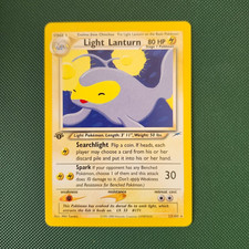 Carta Pokemon - Light Lanturn Neo Destiny 23/105 1° Edizione Rara LP