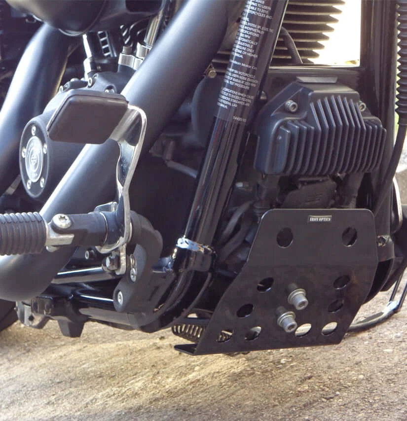 Harley Davidson Dyna FAT BOB Bugspoiler Motorschutz - Bild 2 von 3