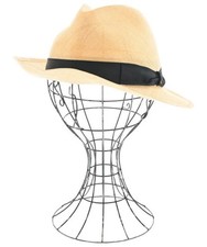 Borsalino Straw Hat Men's - Beige Secondhand