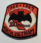 Vietnam War Blind Bat 100 Missions North Patch Souvenir Japanese Theater Made — photo 3