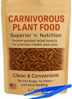 Venus Fly Trap Live Plant Food Bundle   Carnivorous Plant Food with Feeding Twee