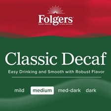 Folgers Classic Decaf Medium Roast Instant Coffee - 8 oz