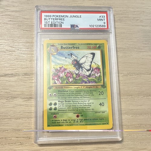 Butterfree (1st Edition) graded PSA 9 for sale on eBay
