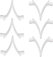 ATIE Butterfly Pool Clips - 6 Pack Attachment for Swimming White 