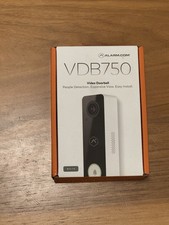 Alarm.com VDB750 Video Doorbell White People Detection Expansive View