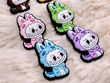 Labubu figure Croc Shoe Charms Set of 2