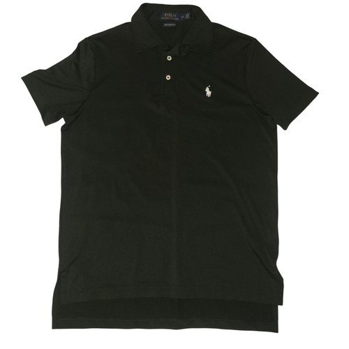Polo Ralph Lauren Polo Uomo Piccola Nera Performance Elasticizzata Pony Logo Golf