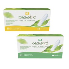 Organyc 100 Certified Organic Cotton Tampons, No Applicator, Free from...