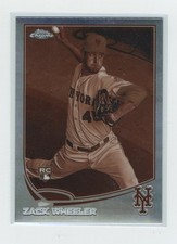 2013 Zach Wheeler Topps Chrome ROOKIE SEPIA REFRACTOR /75 - #180 Phillies RC