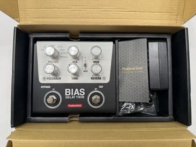 Positive Grid PDLT111 Bias Delay Twin Guitar Effect Pedal + Original Box & PSU