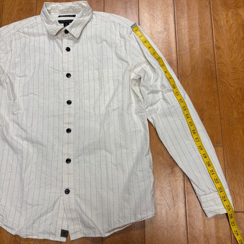 Camicia uomo Banana Republic cotone biologico sgusciata vestibilità standard con bottoni taglia M - Foto 8 di 10