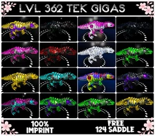 1600 Melee TEK GIGA ARK🌸 Survival Ascended ASA PVE (Giganotosaurus)
