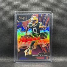 MATTHEW GOLDEN 2025 SELECT PHENOMENON ROOKIE SILVER PRIZM PACKERS RC Q0653