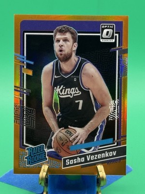2023-2024 Panini Donruss Optic Orange Sasha Vezenkov #/199 Rookie Card RC